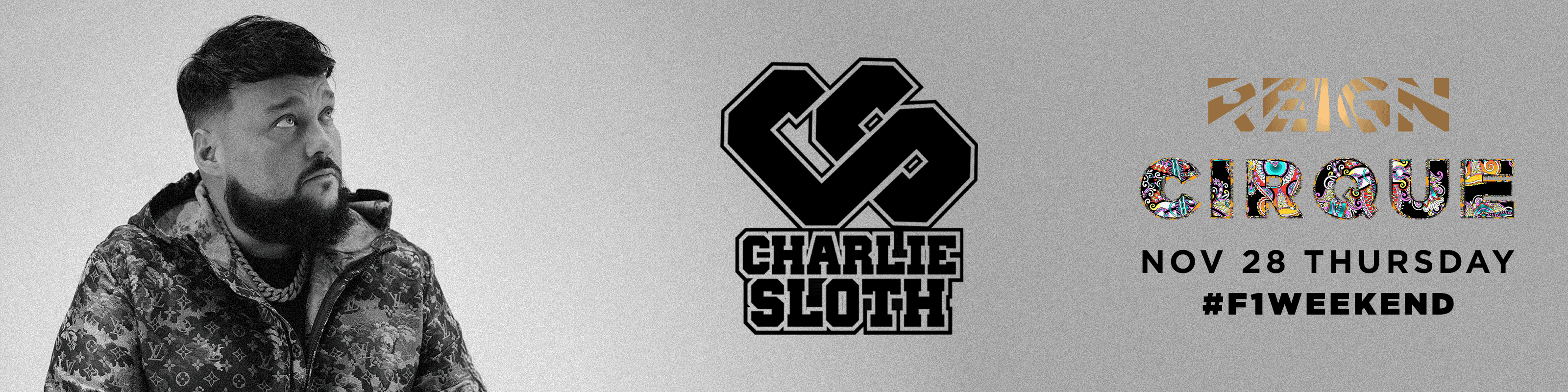 CIRQUE – CHARLIE SLOTH – 28 NOVEMBER